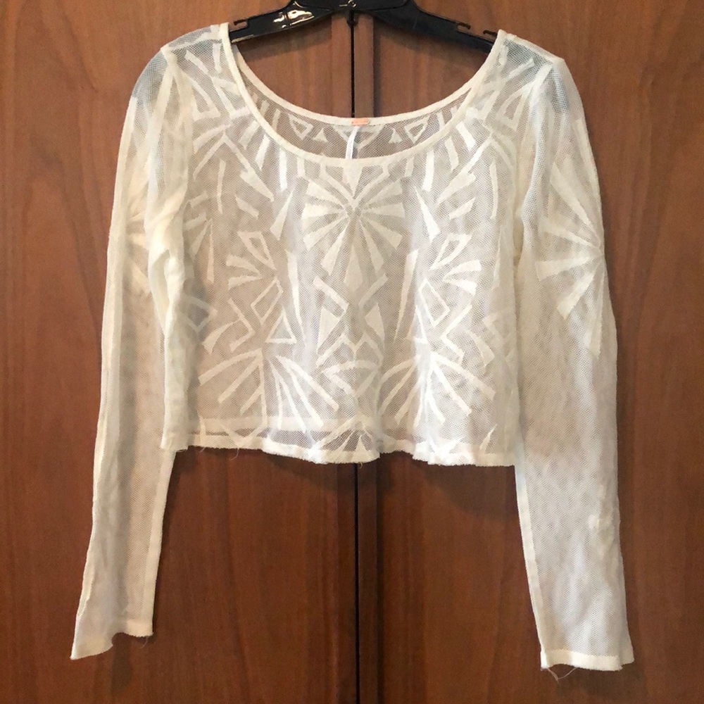 Stunning Free People cropped top.